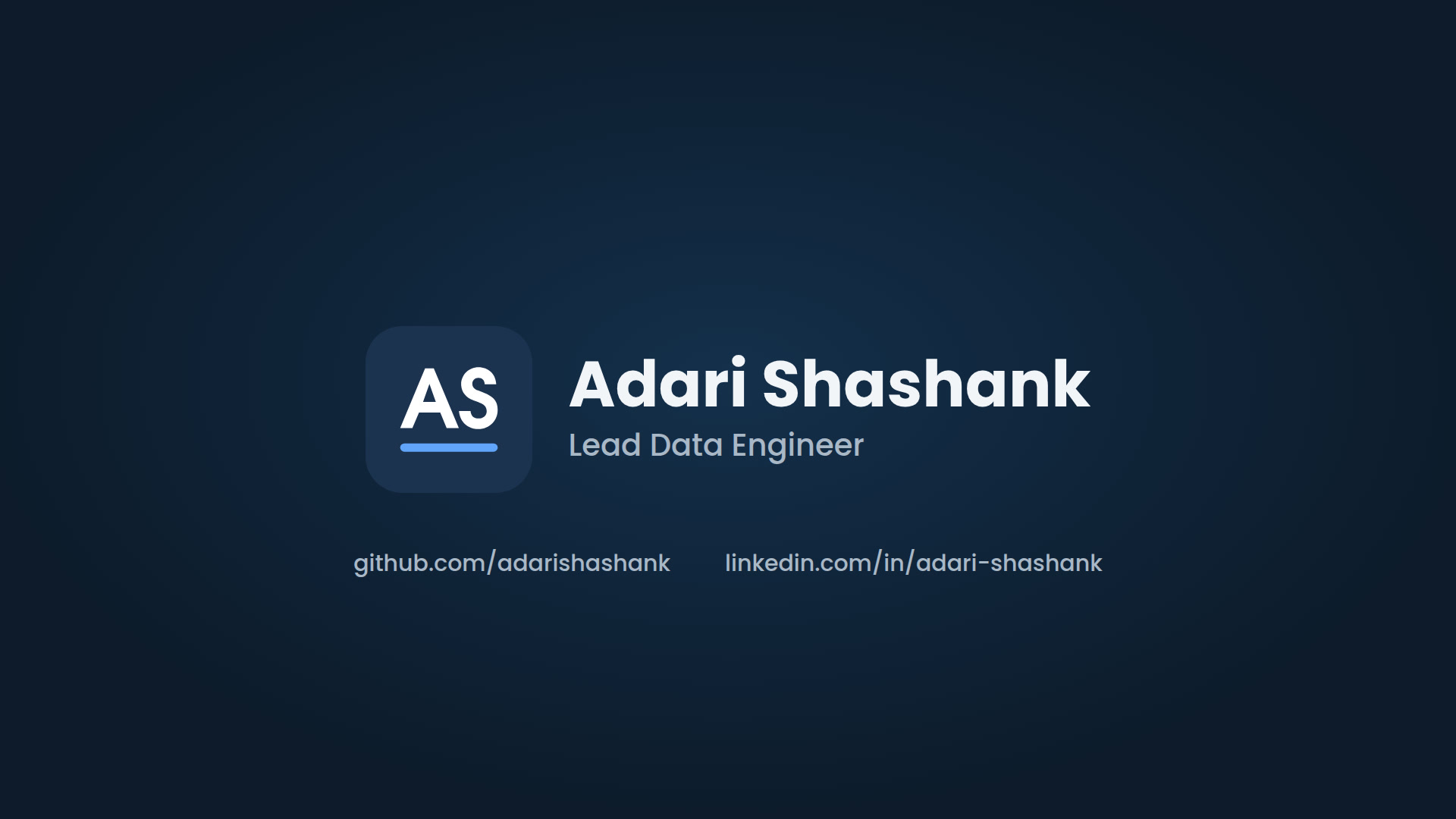 Adari Shashank, Lead Data Engineer